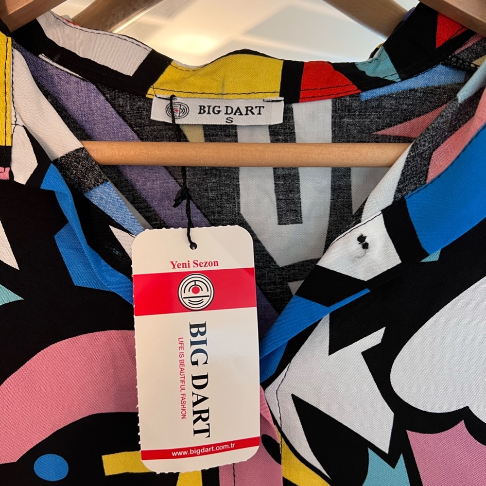 Colorful Button Down - Picture 2 of 3